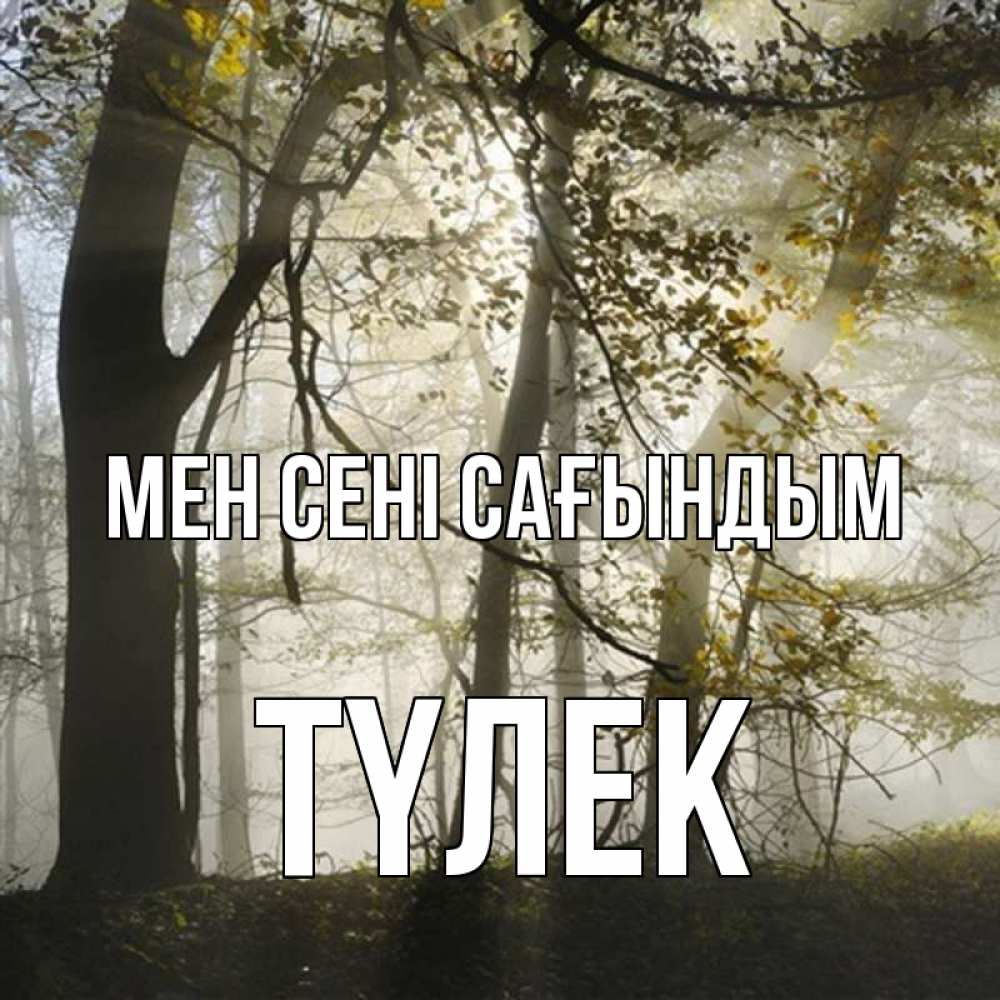 Күн сайын ашық хат с именем, ТҮЛЕК Мен сені сағындым грустно Онлайн тегін жүктеп алу тілектері бар керемет карта 