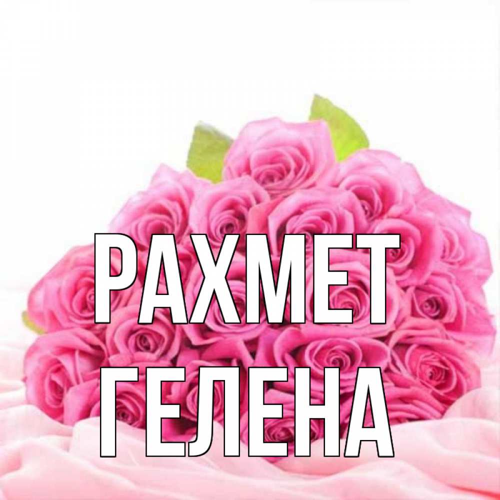 Күн сайын ашық хат с именем, Гелена рахмет розовые розы с подписью Онлайн тегін жүктеп алу тілектері бар керемет карта 