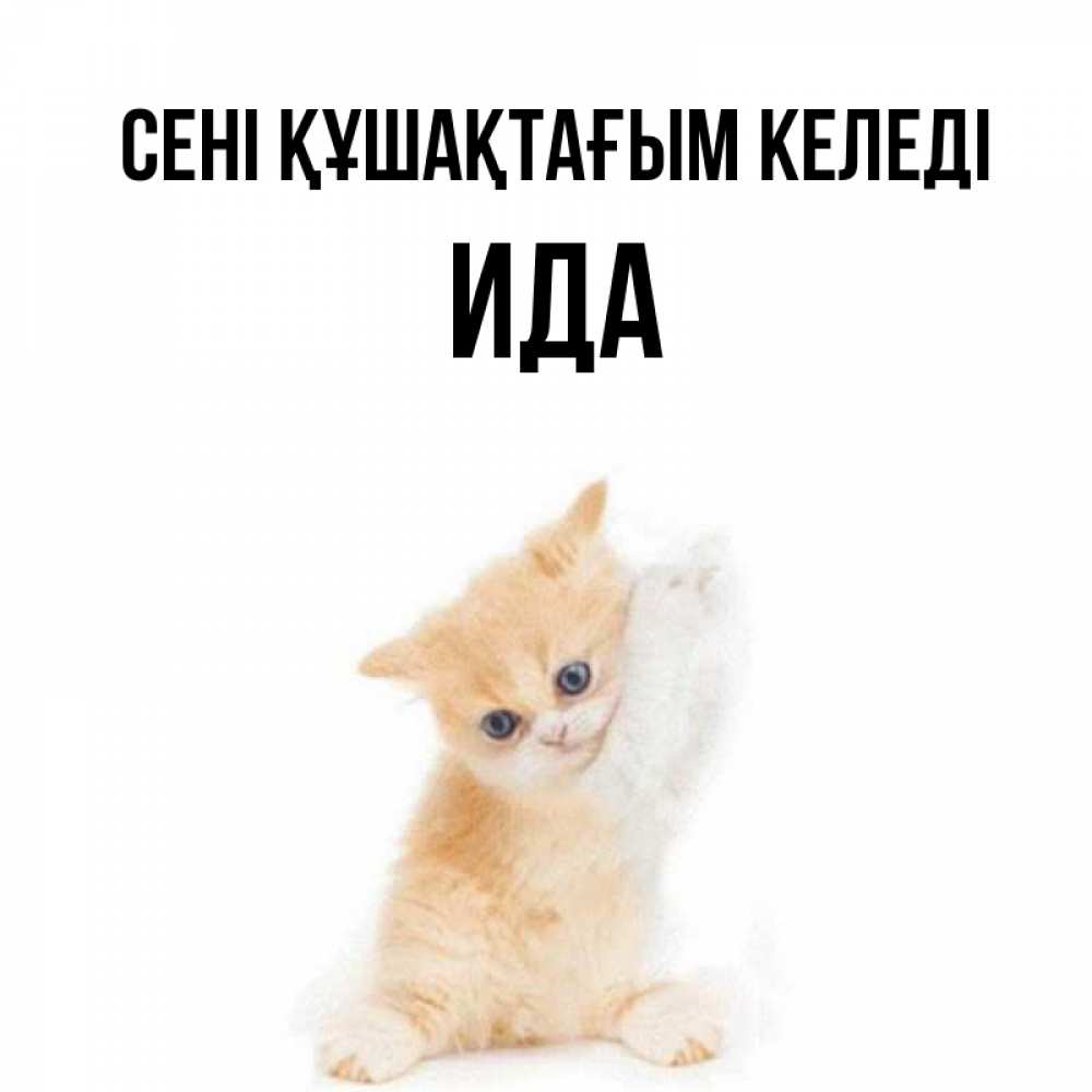 Күн сайын ашық хат с именем, Ида сені құшақтағым келеді я хочу очень скорее обнимаешек Онлайн тегін жүктеп алу тілектері бар керемет карта 