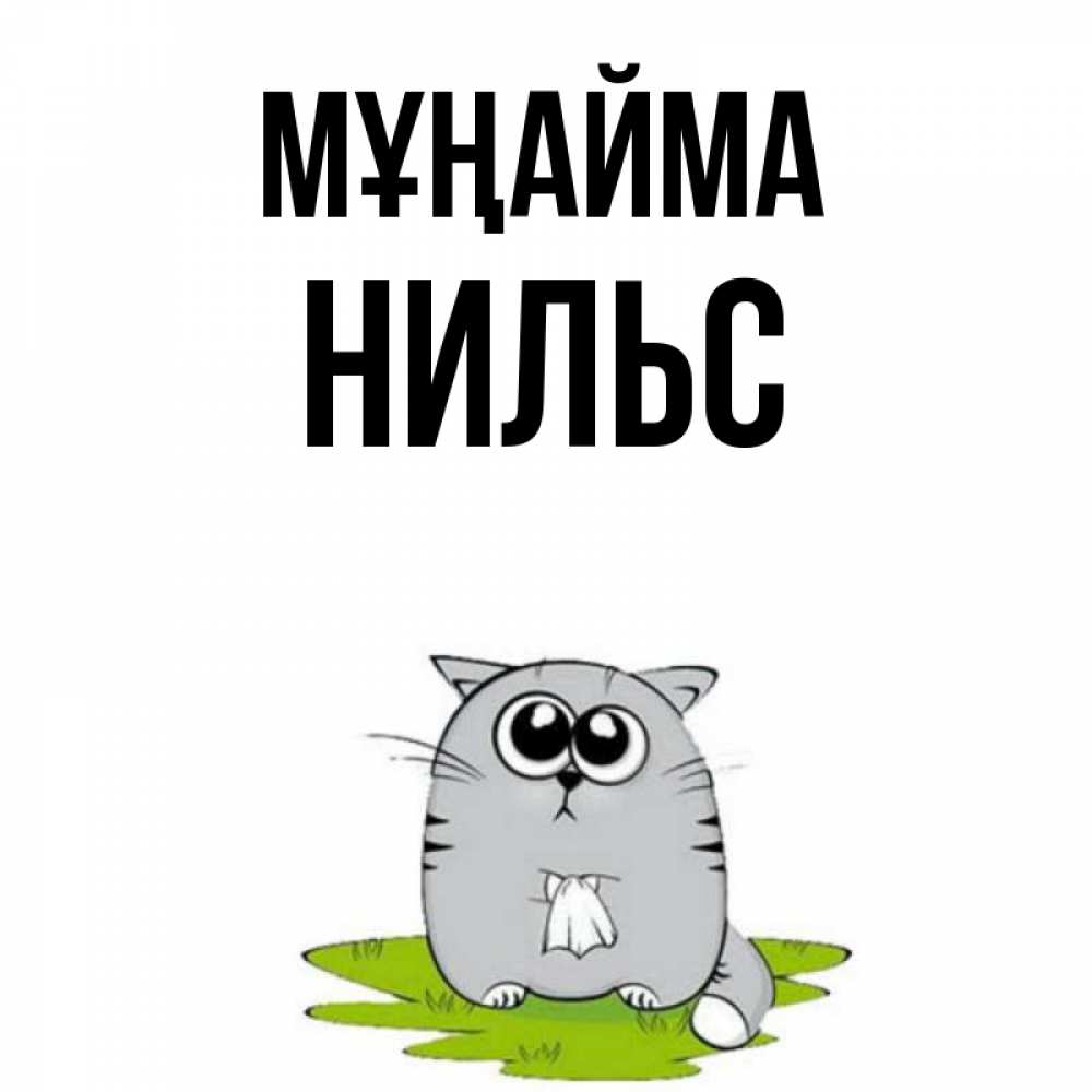 Күн сайын ашық хат с именем, Нильс Мұңайма грустный котяра Онлайн тегін жүктеп алу тілектері бар керемет карта 