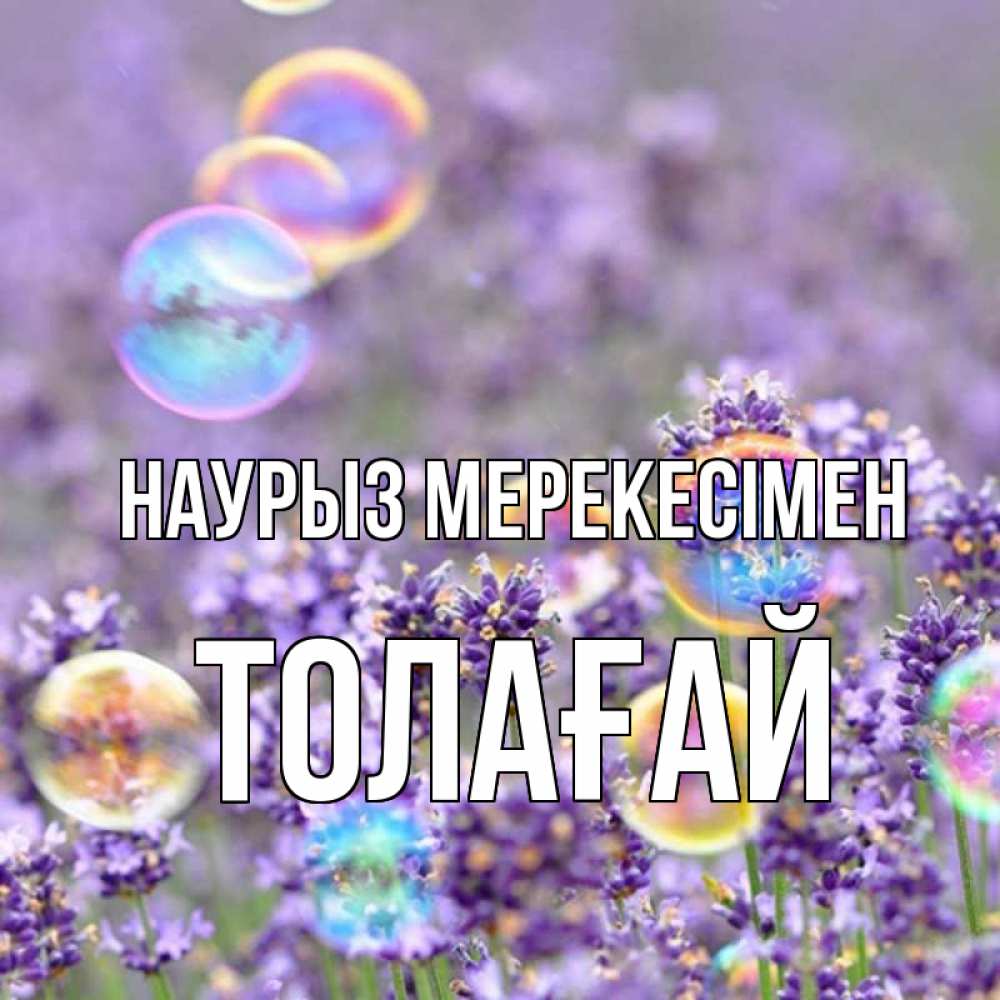 Күн сайын ашық хат с именем, ТОЛАҒАЙ Наурыз мерекесімен цветы Онлайн тегін жүктеп алу тілектері бар керемет карта 