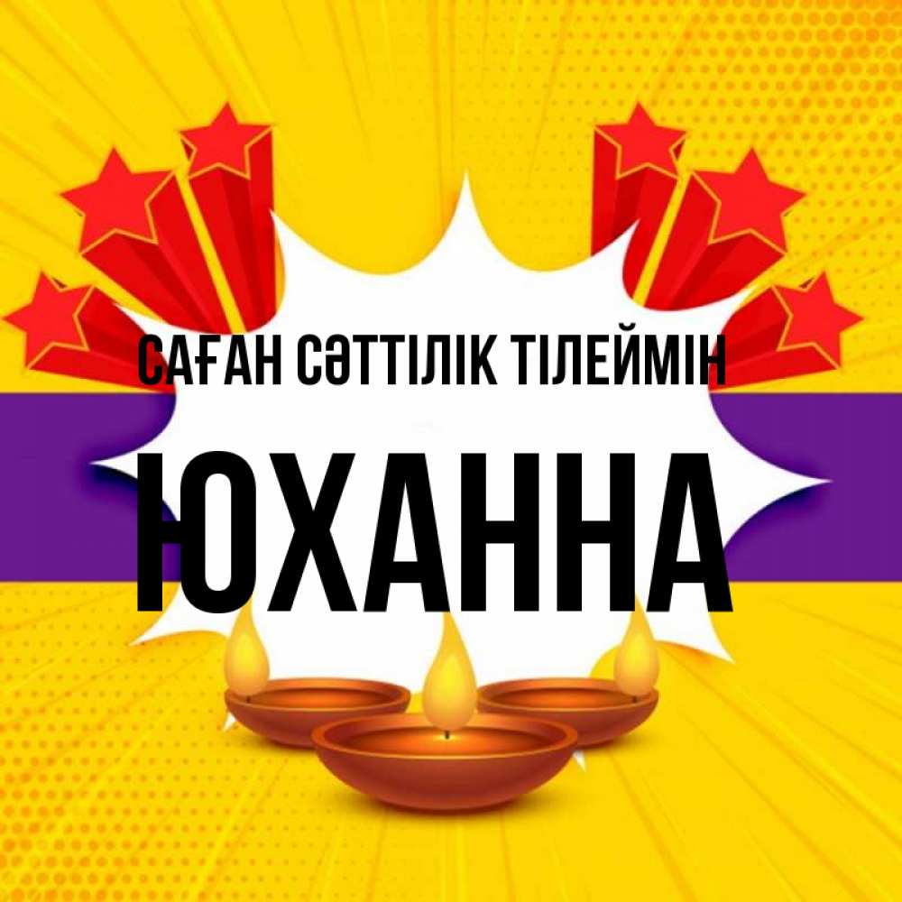 Күн сайын ашық хат с именем, Юханна Саған сәттілік тілеймін векторное изображение Онлайн тегін жүктеп алу тілектері бар керемет карта 