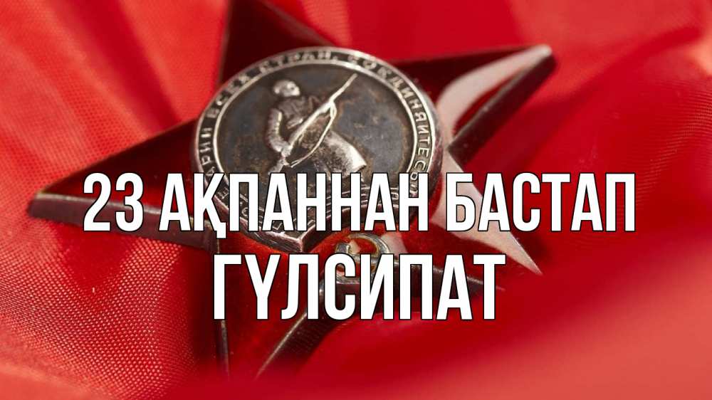 Картинка 23 ақпаннан бастап, ГҮЛСИПАТ