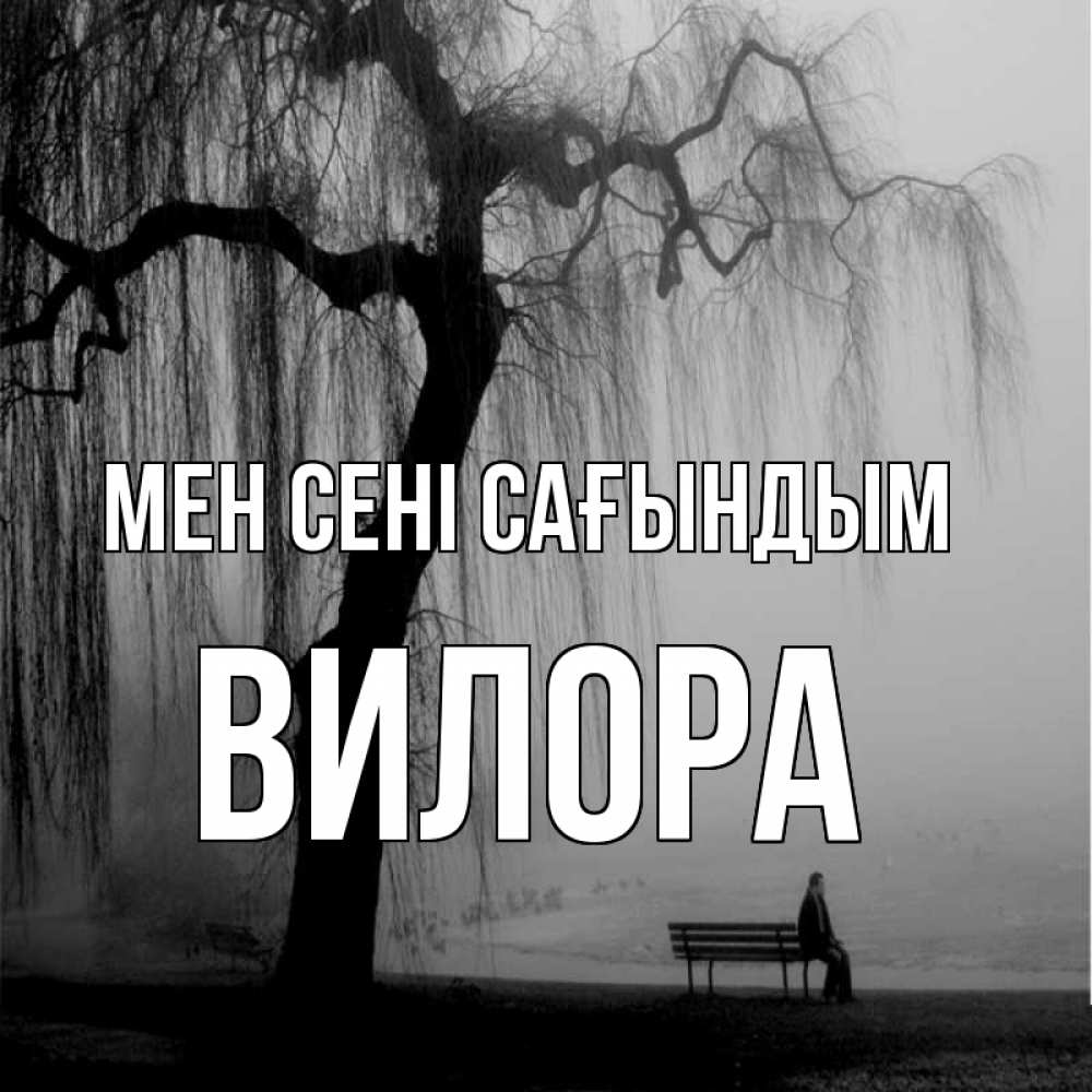 Күн сайын ашық хат с именем, Вилора Мен сені сағындым лавочка под деревом я жду тебя Онлайн тегін жүктеп алу тілектері бар керемет карта 