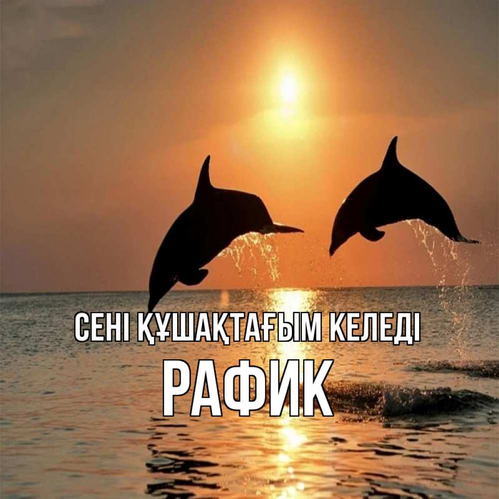 Күн сайын ашық хат с именем, РАФИК сені құшақтағым келеді рыбы на закате Онлайн тегін жүктеп алу тілектері бар керемет карта 