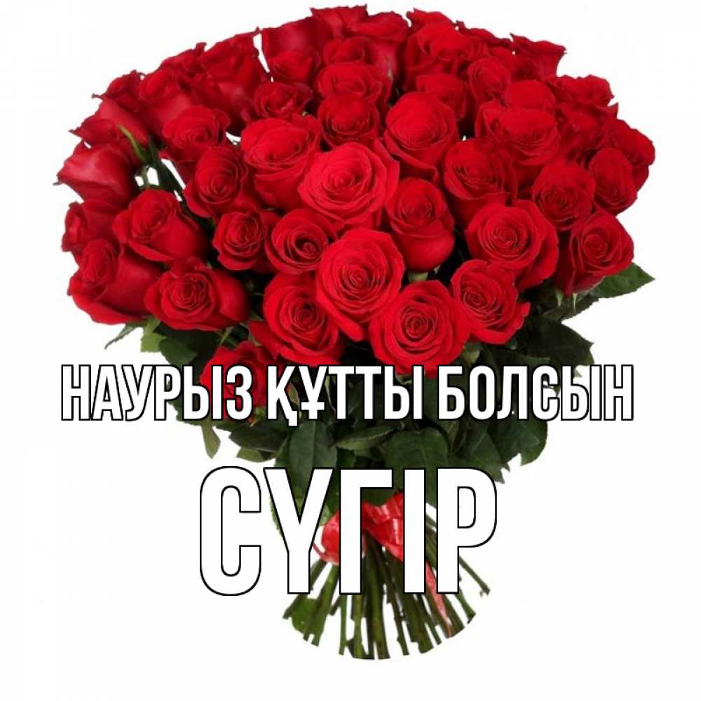 Күн сайын ашық хат с именем, СҮГІР Наурыз құтты болсын цветы на праздник весны наурыз Онлайн тегін жүктеп алу тілектері бар керемет карта 