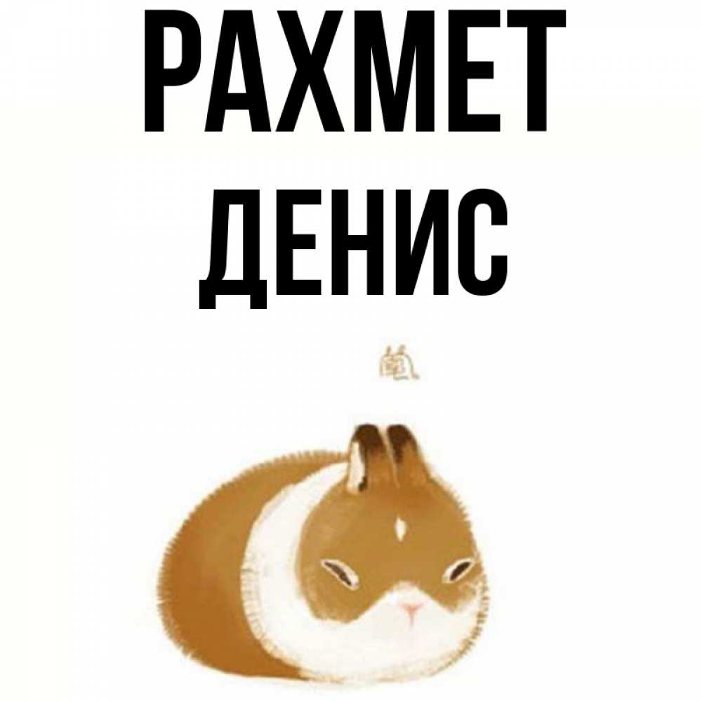 Күн сайын ашық хат с именем, Денис рахмет коричнево белый домашний питомец Онлайн тегін жүктеп алу тілектері бар керемет карта 