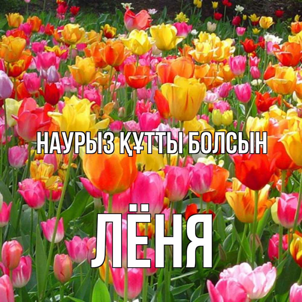 Күн сайын ашық хат с именем, Лёня Наурыз құтты болсын на наурыз  ура ура Онлайн тегін жүктеп алу тілектері бар керемет карта 