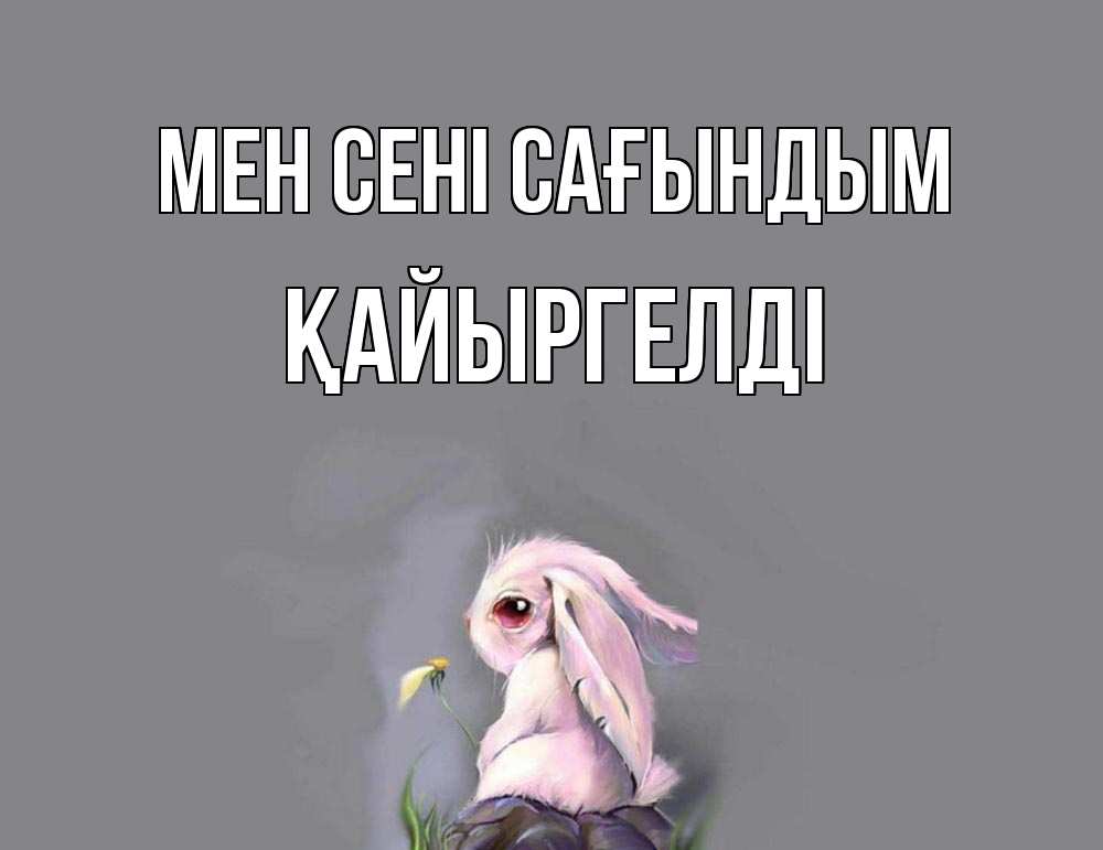 Күн сайын ашық хат с именем, Қайыргелді Мен сені сағындым заяц Онлайн тегін жүктеп алу тілектері бар керемет карта 