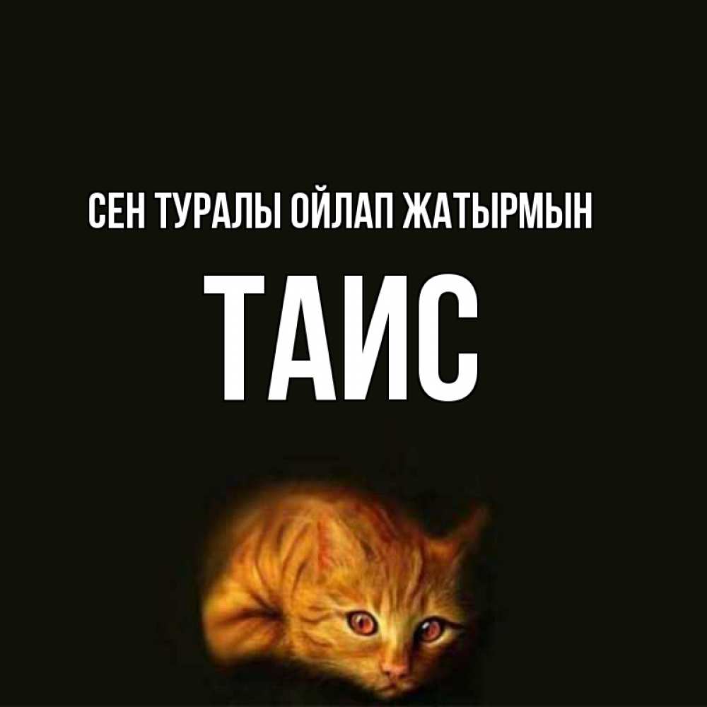 Күн сайын ашық хат с именем, Таис Сен туралы ойлап жатырмын рыжий Онлайн тегін жүктеп алу тілектері бар керемет карта 
