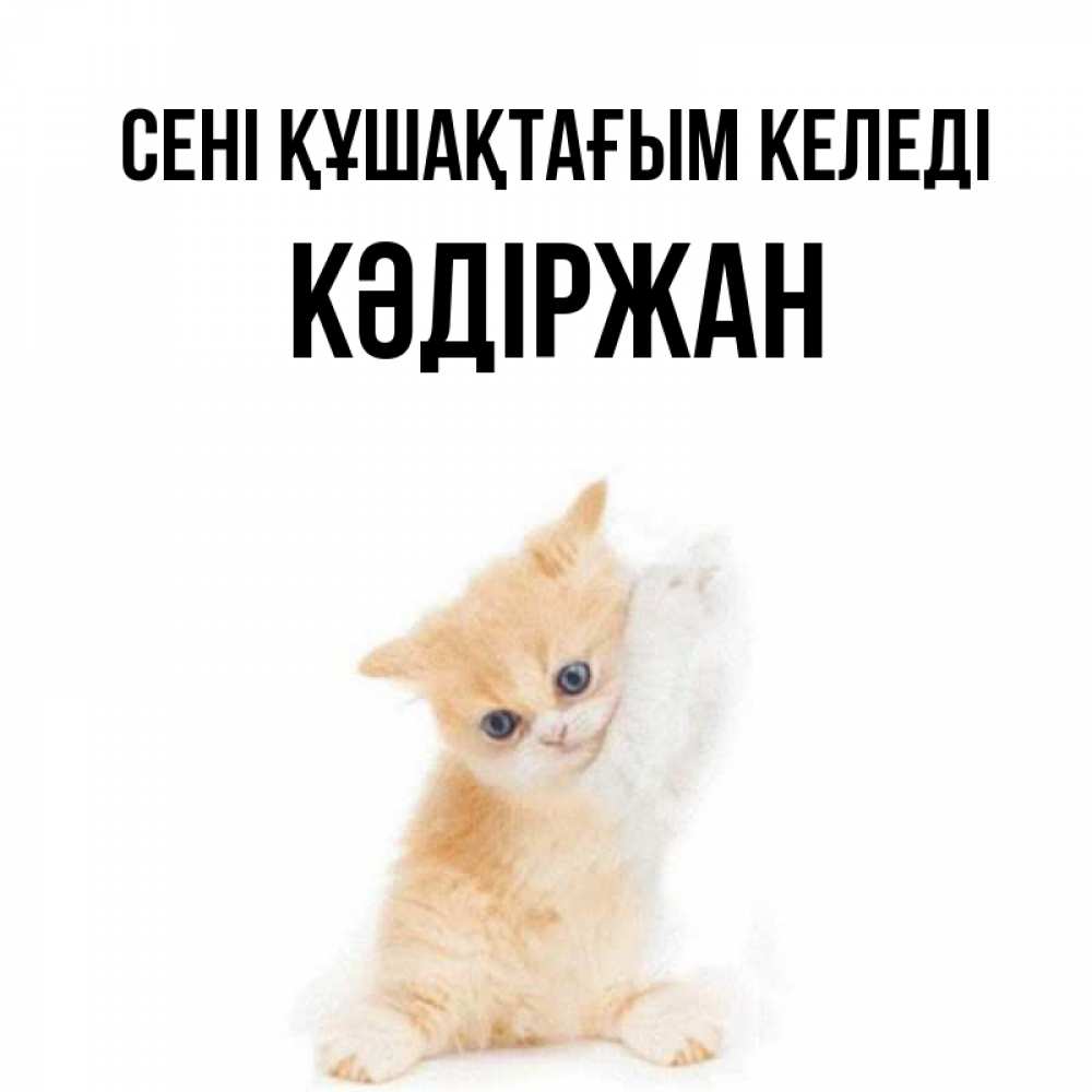 Күн сайын ашық хат с именем, Кәдіржан сені құшақтағым келеді я хочу очень скорее обнимаешек Онлайн тегін жүктеп алу тілектері бар керемет карта 