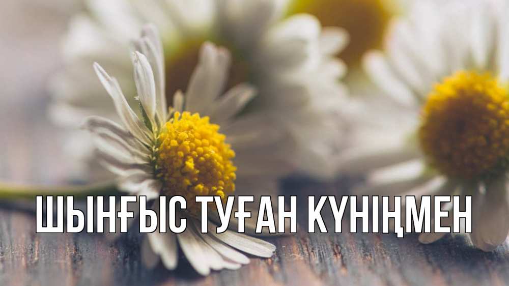 Картинка  с именем , ШЫНҒЫС! ТУҒАН КҮНІҢМЕН!