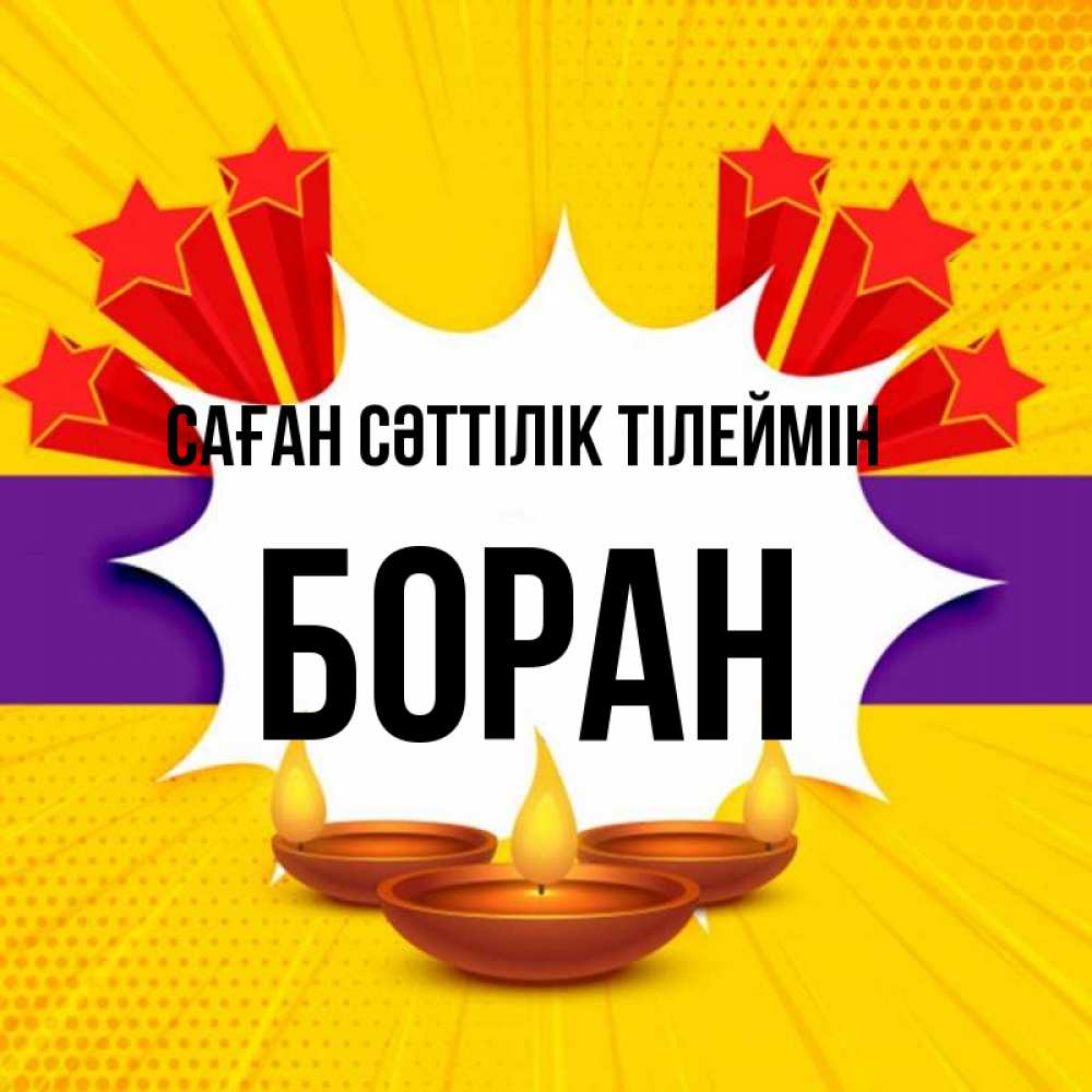 Күн сайын ашық хат с именем, Боран Саған сәттілік тілеймін векторное изображение Онлайн тегін жүктеп алу тілектері бар керемет карта 
