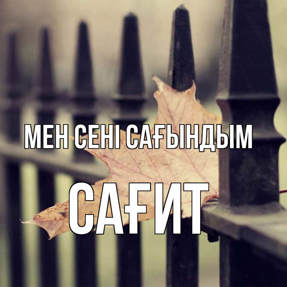 Күн сайын ашық хат с именем, САҒИТ Мен сені сағындым очень скучно Онлайн тегін жүктеп алу тілектері бар керемет карта 