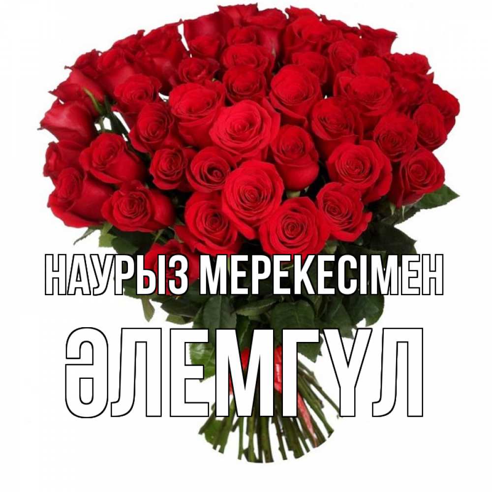 Күн сайын ашық хат с именем, ӘЛЕМГҮЛ Наурыз мерекесімен цветы на праздник весны наурыз 1 Онлайн тегін жүктеп алу тілектері бар керемет карта 