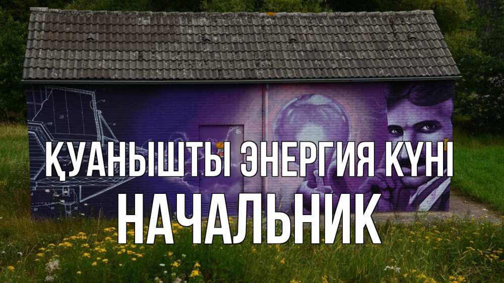 Күн сайын ашық хат с именем, Начальник Қуанышты энергия күні молнии, Тесла Онлайн тегін жүктеп алу тілектері бар керемет карта 