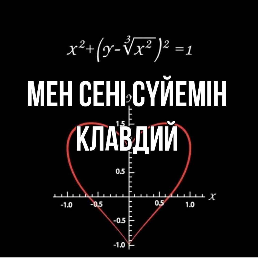 Күн сайын ашық хат с именем, Клавдий Мен сені сүйемін сердечная формула Онлайн тегін жүктеп алу тілектері бар керемет карта 