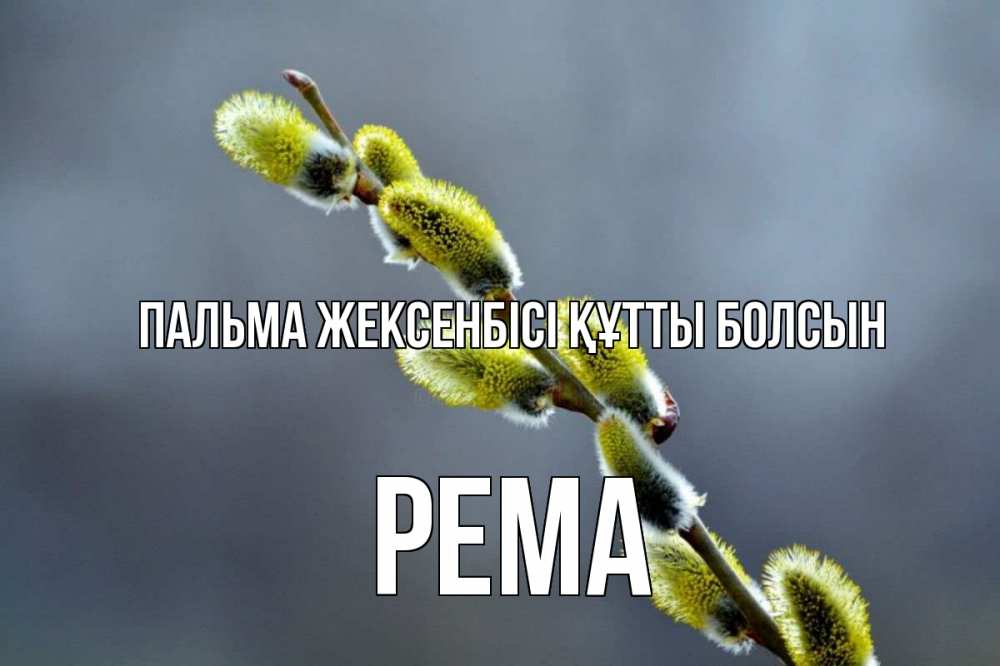 Күн сайын ашық хат с именем, Рема Пальма жексенбісі құтты болсын верба Онлайн тегін жүктеп алу тілектері бар керемет карта 