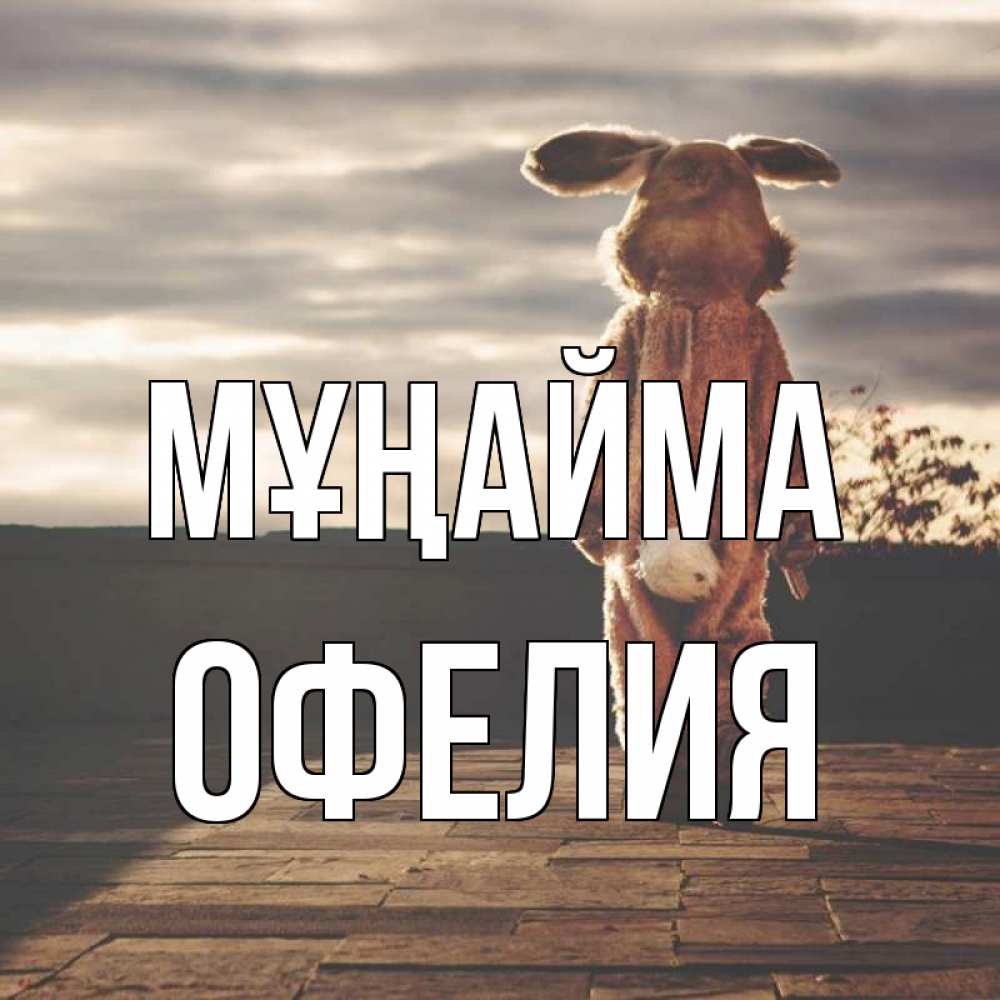 Күн сайын ашық хат с именем, Офелия Мұңайма со спины Онлайн тегін жүктеп алу тілектері бар керемет карта 