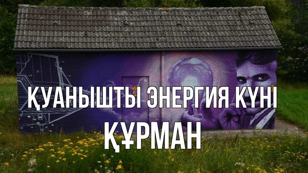Күн сайын ашық хат с именем, ҚҰРМАН Қуанышты энергия күні молнии, Тесла Онлайн тегін жүктеп алу тілектері бар керемет карта 