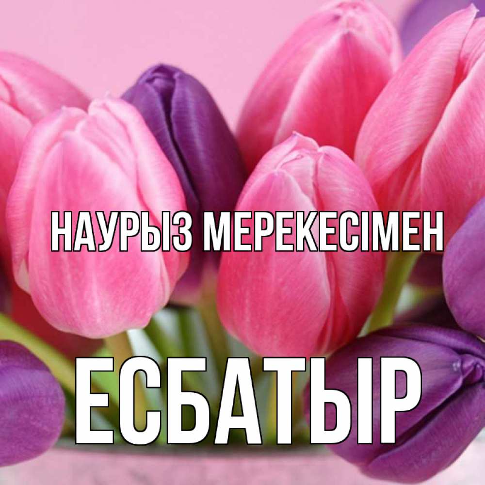 Күн сайын ашық хат с именем, Есбатыр Наурыз мерекесімен маме 1 Онлайн тегін жүктеп алу тілектері бар керемет карта 