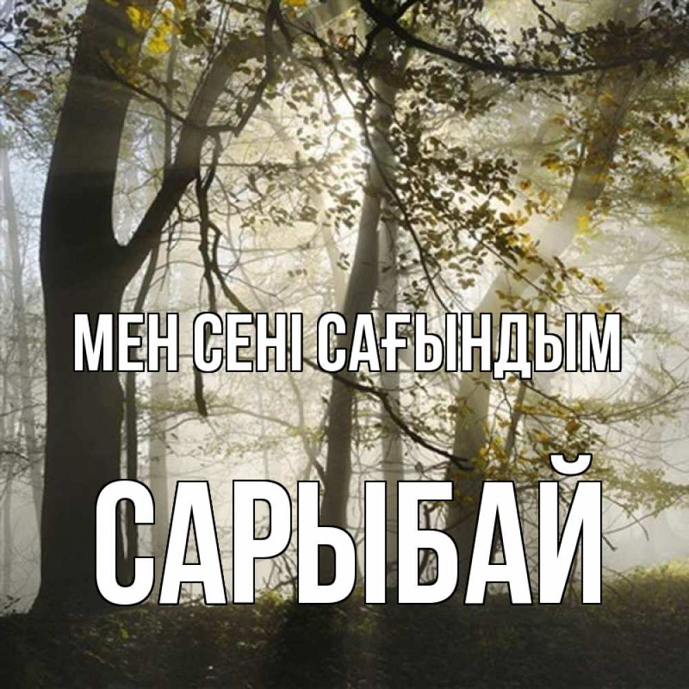 Күн сайын ашық хат с именем, САРЫБАЙ Мен сені сағындым грустно Онлайн тегін жүктеп алу тілектері бар керемет карта 