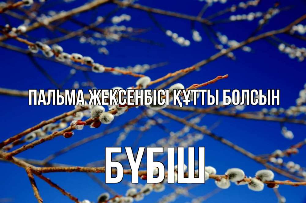 Күн сайын ашық хат с именем, БҮБІШ Пальма жексенбісі құтты болсын верба Онлайн тегін жүктеп алу тілектері бар керемет карта 