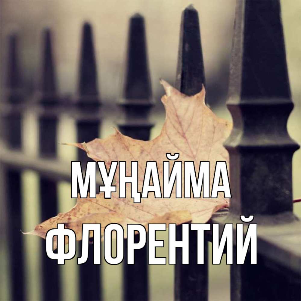 Күн сайын ашық хат с именем, Флорентий Мұңайма лист клена Онлайн тегін жүктеп алу тілектері бар керемет карта 