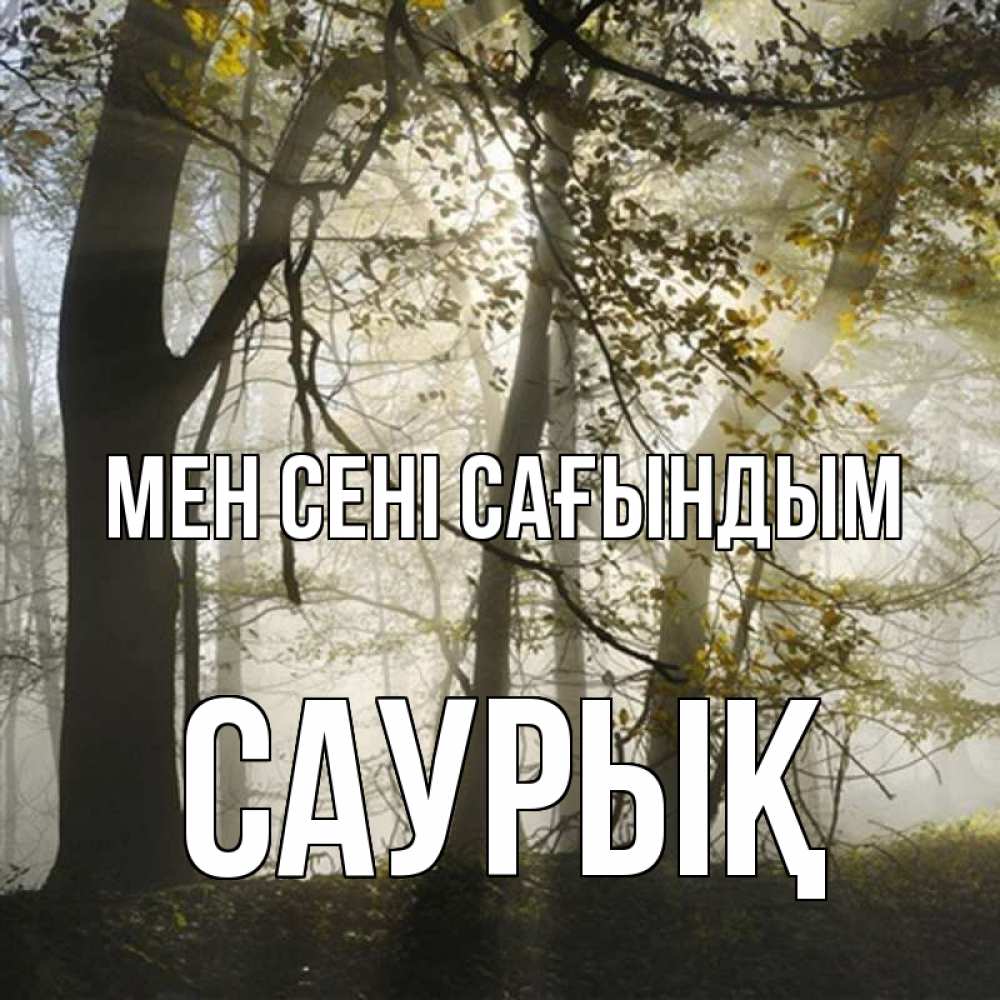 Күн сайын ашық хат с именем, САУРЫҚ Мен сені сағындым грустно Онлайн тегін жүктеп алу тілектері бар керемет карта 