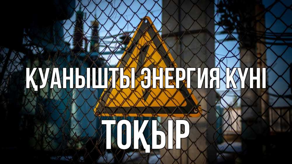 Күн сайын ашық хат с именем, ТОҚЫР Қуанышты энергия күні трансформаторная подстанция Онлайн тегін жүктеп алу тілектері бар керемет карта 