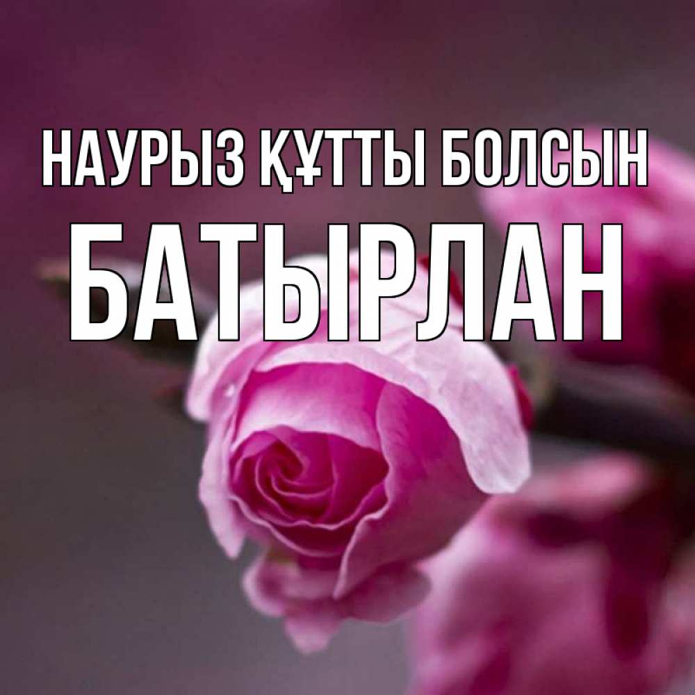 Күн сайын ашық хат с именем, Батырлан Наурыз құтты болсын весна Онлайн тегін жүктеп алу тілектері бар керемет карта 