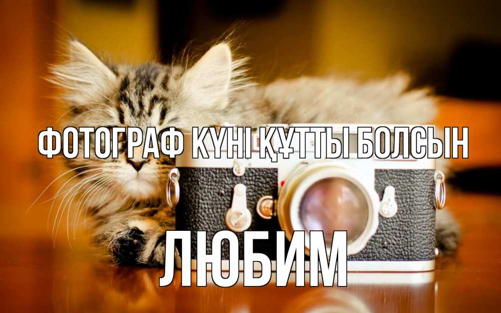 Күн сайын ашық хат с именем, Любим Фотограф күні құтты болсын с днем фотографа Онлайн тегін жүктеп алу тілектері бар керемет карта 
