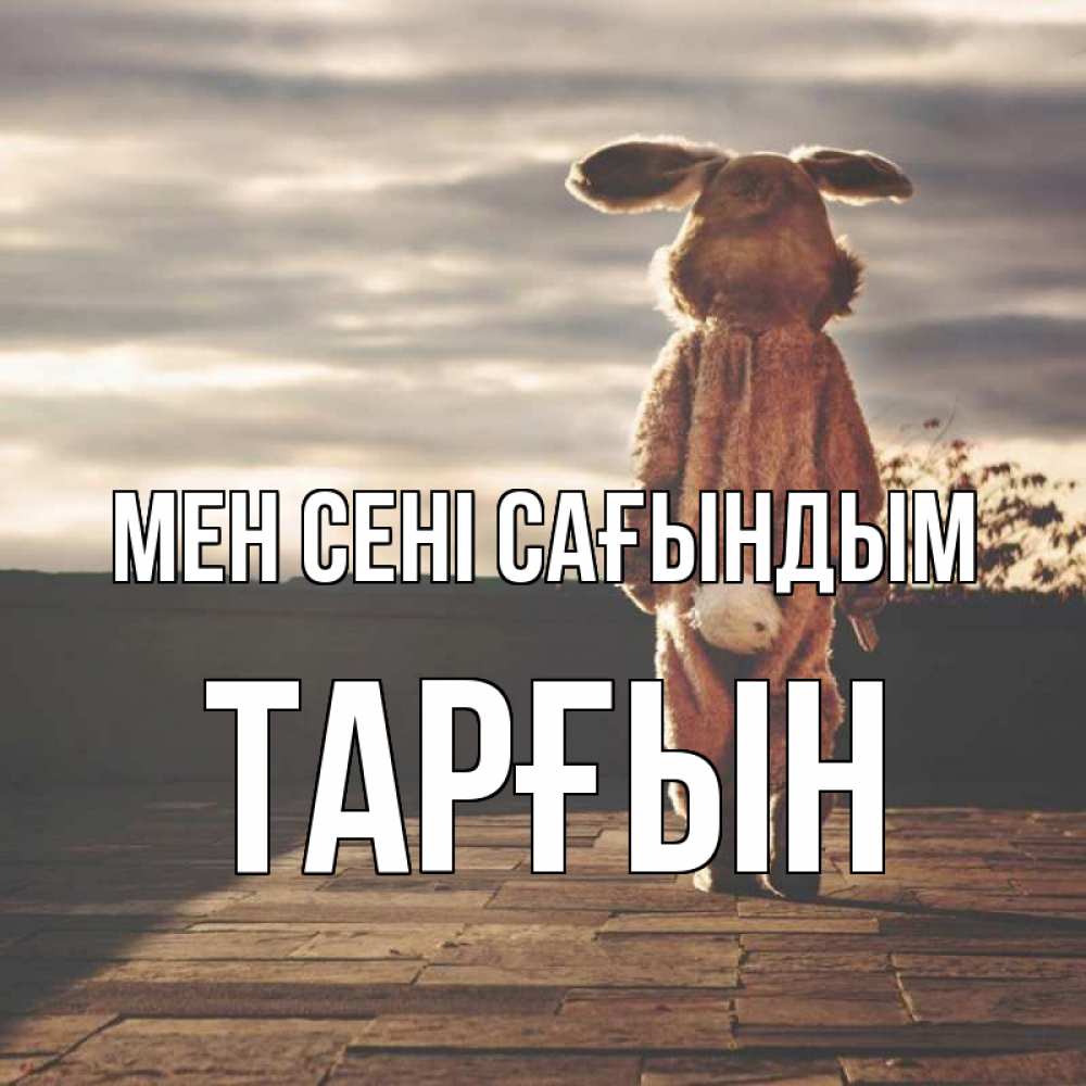 Күн сайын ашық хат с именем, ТАРҒЫН Мен сені сағындым даже в костюме зайца Онлайн тегін жүктеп алу тілектері бар керемет карта 