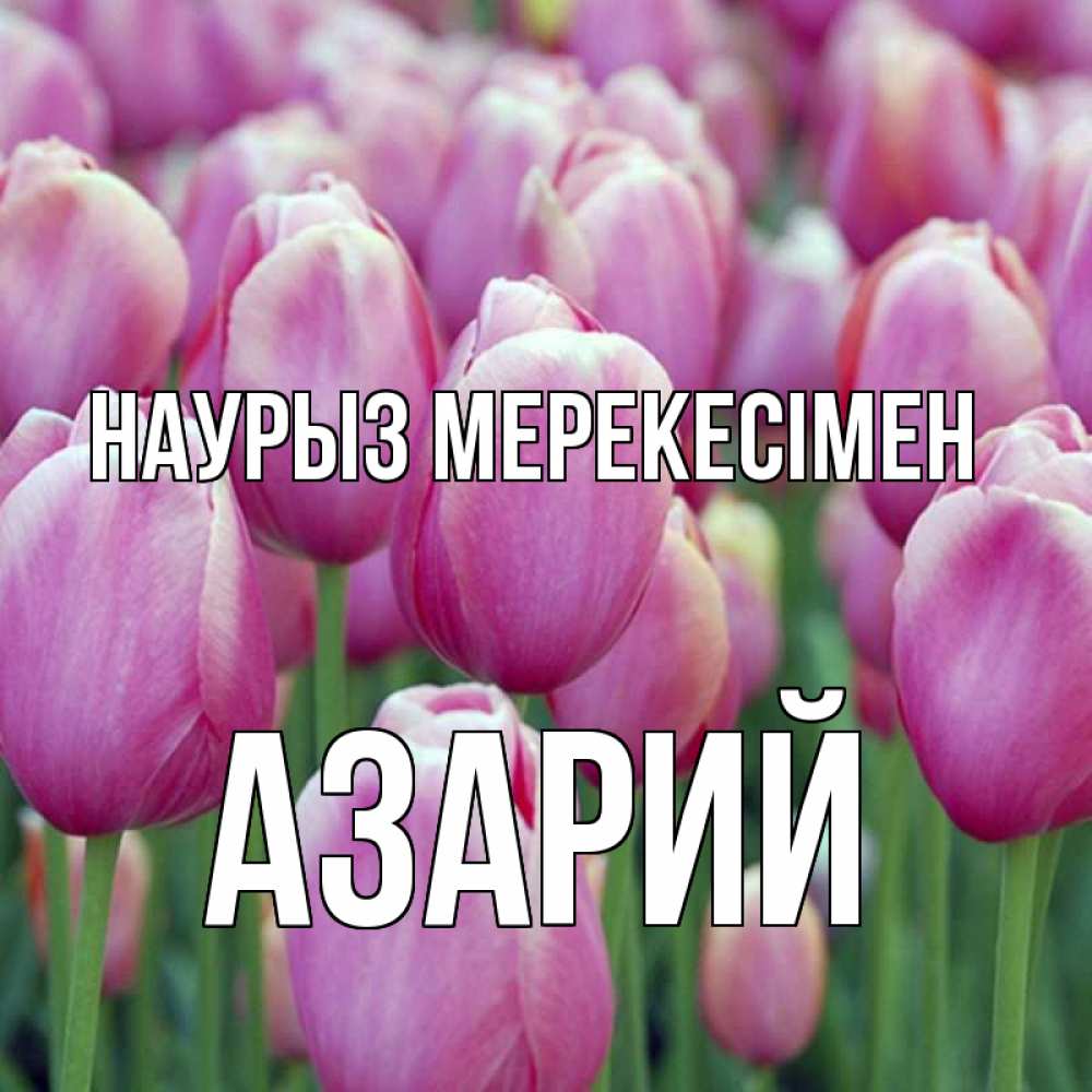 Күн сайын ашық хат с именем, Азарий Наурыз мерекесімен праздник весны наурыз 69 Онлайн тегін жүктеп алу тілектері бар керемет карта 