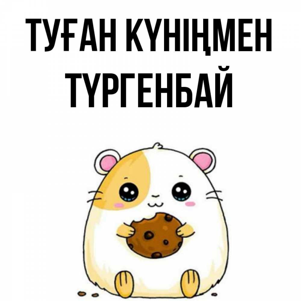 Күн сайын ашық хат с именем, ТҮРГЕНБАЙ Туған күніңмен с днюхой Онлайн тегін жүктеп алу тілектері бар керемет карта 
