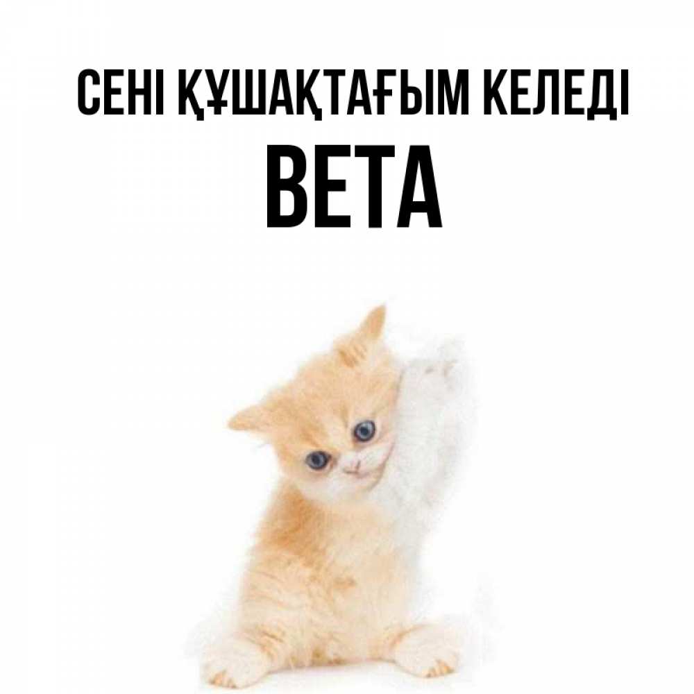 Күн сайын ашық хат с именем, Вета сені құшақтағым келеді я хочу очень скорее обнимаешек Онлайн тегін жүктеп алу тілектері бар керемет карта 