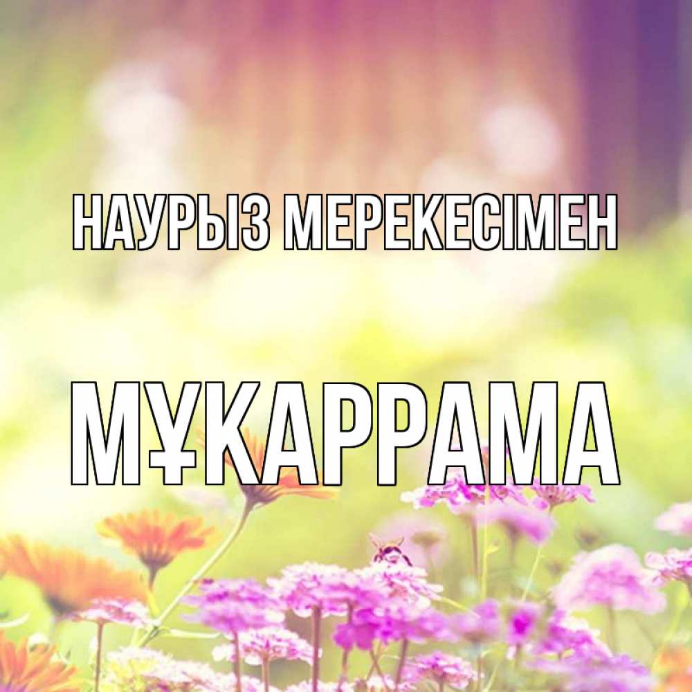 Күн сайын ашық хат с именем, МҰКАРРАМА Наурыз мерекесімен цветы весна Онлайн тегін жүктеп алу тілектері бар керемет карта 